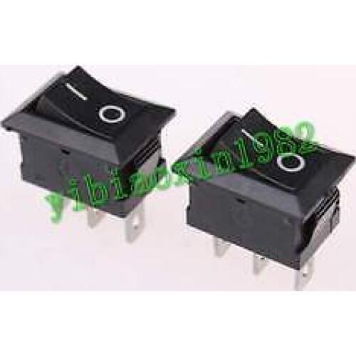 10pcs AC 6A/250V 10A/125V 3 Pin Terminals ON-ON SPDT Boat Rocker Switch