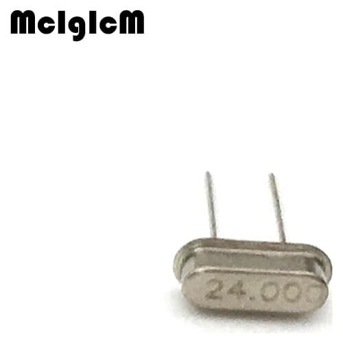 1000pcs hc-49s 24MHz 24.000mhz 20ppm 20pF quartz resonator