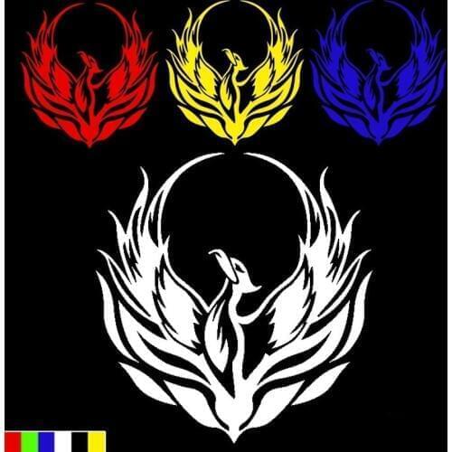 15CM*15CM Car Stickers Phoenix Bird Car Window PVC Vinyl Motorcycles Decoration Funny Car Sticker and Decals Car Styling