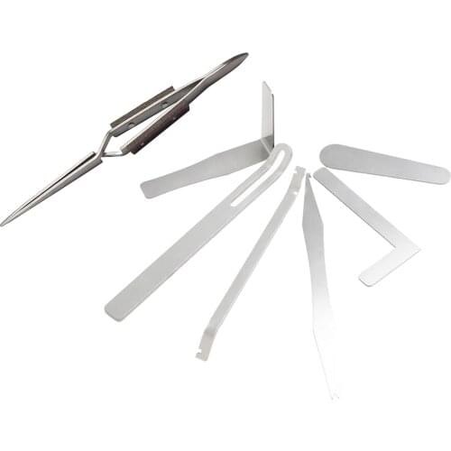 7pcs/set Woodwind Instrument Repair Tool, Spring Hook for Sax Clarinet Oboe Flute Piccolo Bassoon and other tools