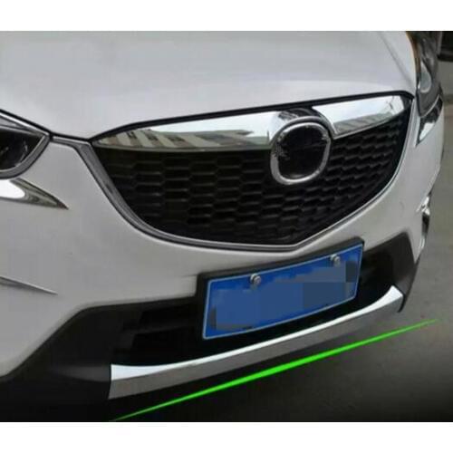 ABS Car Exterior Front Bumper Lip Cover Strip Trim Styling Fit For Mazda CX-5 CX5 2013-2016 Accessories