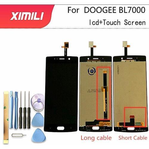 5.5 inch For Doogee BL7000 LCD Display+Touch Screen 100% Tested Screen Digitizer Assembly Replacement bl 7000 +Free Tools