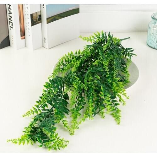 Artificial Flower Ivy Green Leaf Garland Plants Vine Fake Foliage Flowers Home Wedding Decor Rattan String