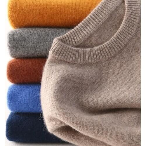 Cashmere cotton sweater men 2020 autumn winter jersey Jumper Robe pullover men o-neck Knitted sweaters