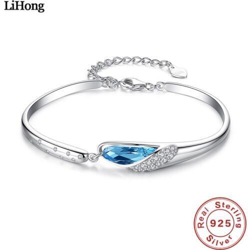 Синие браслеты LiHong China At AliExpress