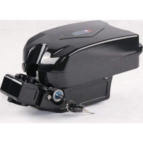 Electric bike scooter intelligent bicycle 36v/48v10ah lithium battery with 20a protection board+shell+lock+indicator+2A charger