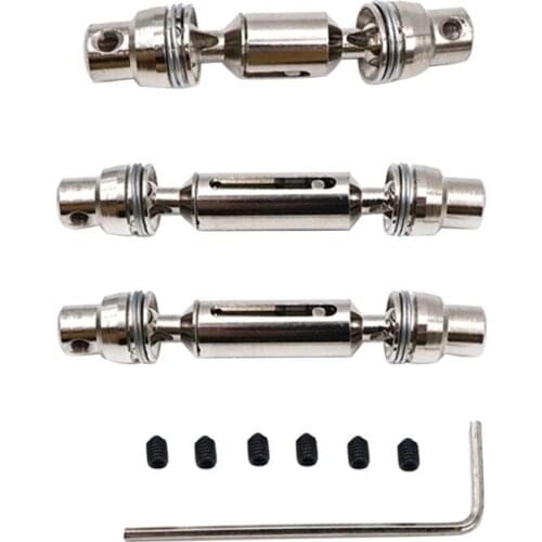 Metal Transmission Drive Shaft 6x6 Upgrade Parts for WPL B14 B24 B16 B36 Q60 RC Car drowship