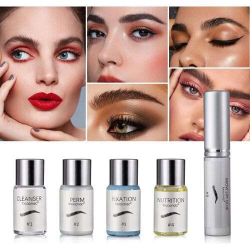 5ml Brow Lift Perming Eyelash Lift Extension Kit Curling Eye lash Perming Lotion for Home Use Salon Brow Lamination