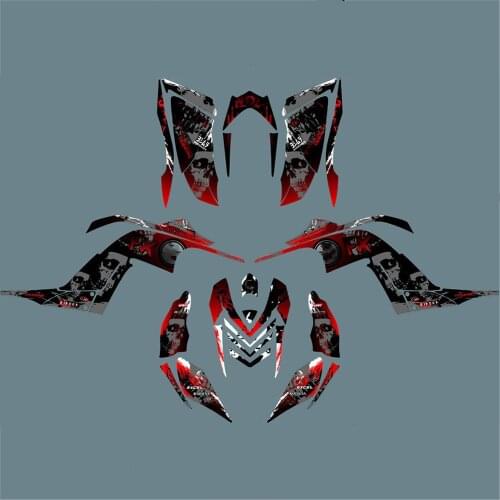 Motorcycle RAPTOR 700 R ATV Team Decals Stickers Decos Graphics Kits For YAMAHA RAPTOR700R 2006 2007 2008 2009 2010 2011 2012