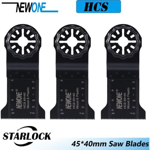 NEWONE 45mm HCS E-cut Starlock Saw Blades for Starlock System Oscillating Multi-Tools STARLOCK Electric Trimmer cutting wood
