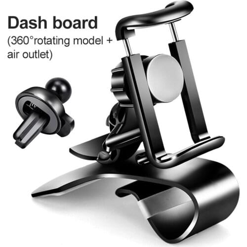 Upgrade Universal 360 Rotation GPS Car Dashboard Mount Phone Holder Stand Clip Automobiles Interior Accessories GPS Stand New