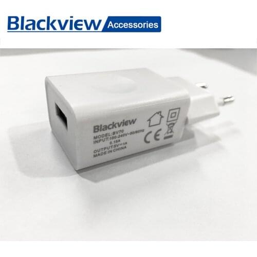 Original Blackview Adapter Charger for A30 BV1000 5V 1A EU Travel Adapter Charger for A20 Pro A20 A7 pro A7 Mobile phone