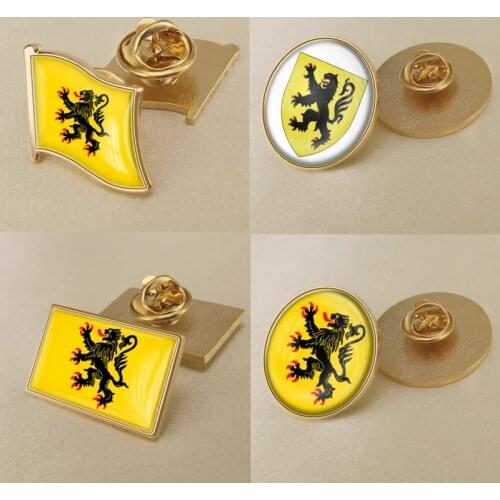 Generic flag of Nord Pas de Calais of France Flag Brooch Badges Lapel Pins