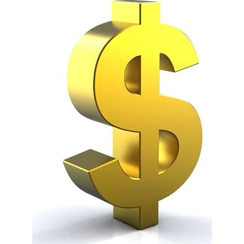 1 USD for Extra Fee/cost just for the balance of your order/shipping cost/customize fee