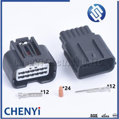 1 set 12 pin car waterproof auto connectors (0.6) 7283-4038-30 7282-4038-30 cable adapter connector For Nissan Toyota Honda