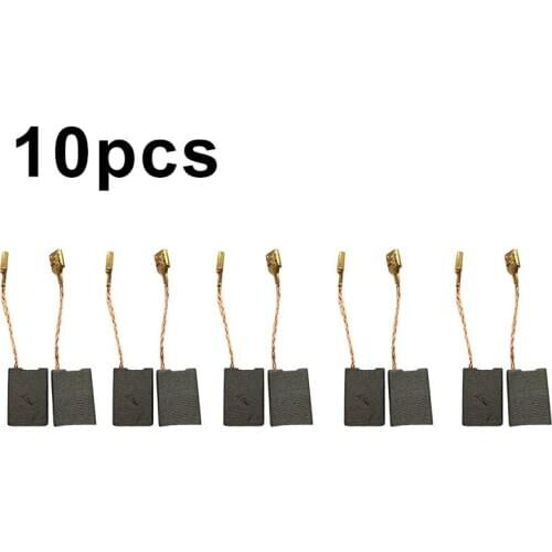 10pcs Durable Carbon Brushes For Bosch GWS 20-230 H Electric Equipment Motor Angle Grinder Accessories