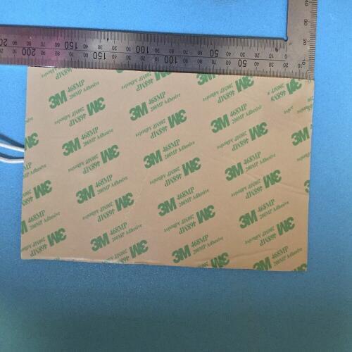 100x150mm 150W 220V High quality flexible Silicone Heater 80degrees thermostat 80C 3D Printer Heat bed Warming Products/Electric