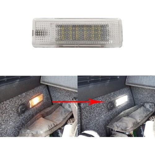 1x White Led Interior Boot Trunk Luggage Compartment Light For VW Passat B6 B7 B8 Sedan Wagon Variant 2006-2019