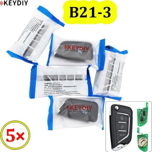 5PCS/LOT KEYDIY B Series B21-3 Universal 3 Button KD Remote Control for KD200 KD900 KD900+ URG200 KD-X2 Mini KD for KIA Style