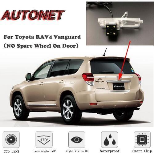 AUTONET For Toyota RAV4 Vanguard NO Spare Wheel On Door CCD/HD Night Vision Backup Rear View camera/license plate camera