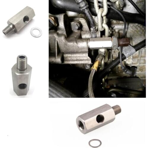 Oil Pressure Sensor Increase Oil Pressure jointAdapter Turbo Supply Feed Line Gauge
