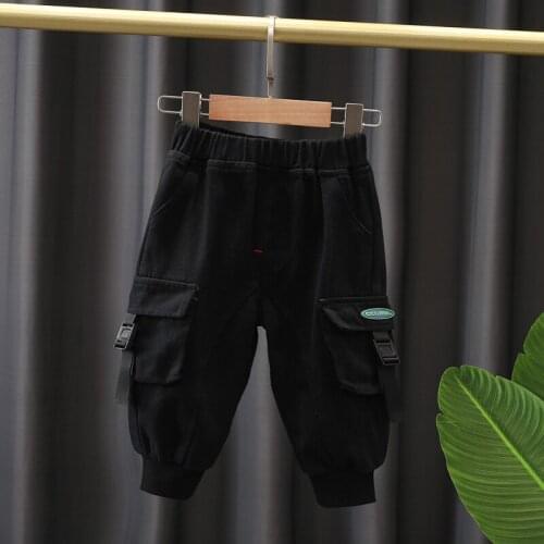 Kids Pants Clothing Boys Casual Pants Cotton Boys Long Trousers Children Boys Clothing Sport Girls Pants Spring 2-9years