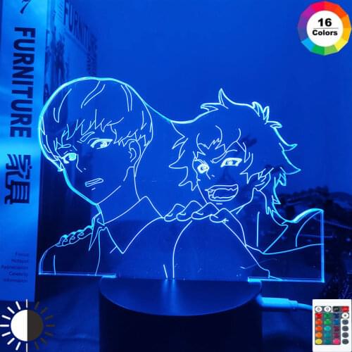 Devilman Crybaby Led Night Light for Bedroom Decor Birthday Gift Nightlight Anime Table 3d Lamp Devilman Crybaby Drop Shipping