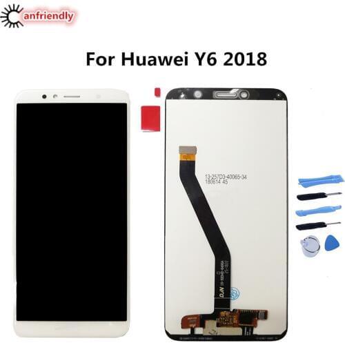 For Huawei Y6 2018 ATU L11 L21 L22 LX3 5.7" Honor 7A enjoy 8E LCD Display+Touch panel glass Screen Digitizer with frame Assembly