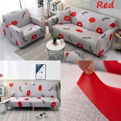 1/2/3/4 Seater Geometric Stripes Printed Spandex Seat Protector Cover Elastic Slipcover Stretch Sofa Covers Home Decor