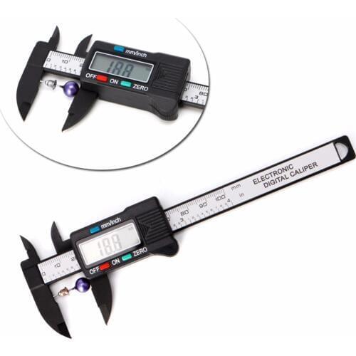 LCD Electronic Digital Vernier Caliper Gauge Measure Stone Bead Gem Jewelry Tool