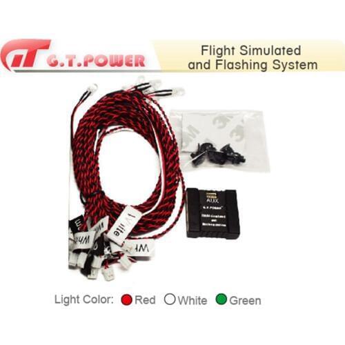 FATJAY GT Power Flight Simulated and Flashing System navigation light for RC aircraft airplane