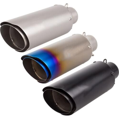 Motorcycle modified exhaust pipe muffler universal double-layer tail section Z900 GSXR1000RR DUKE690