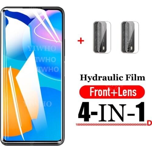 1000D For Huawei P Smart 2021 Screen Protector Hydraulic Protective Tempered soft Glass camera lens Film For Huawei PSmart 2021