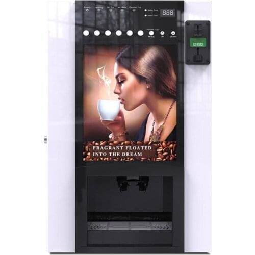 Automatic Coin Operated Type Instant Powder Turkish Coffee Machine Commercial Use Coffee Vending Machine