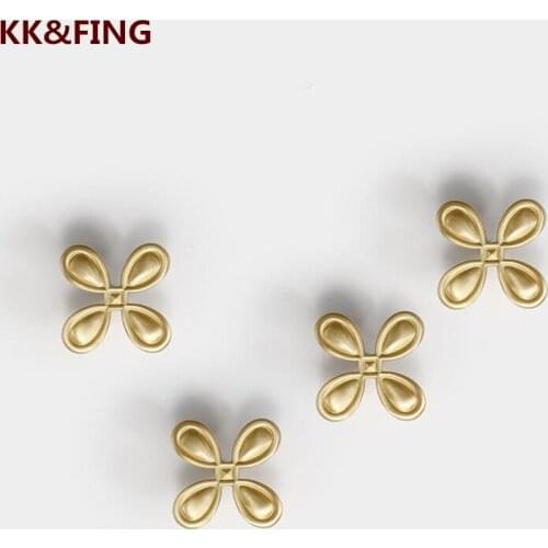 KK&FING New Creative Drawer Knobs Gold Cabinet Handles Imitation Copper Furniture Door Pulls Home Decorative Bedroom Decor