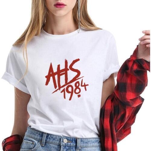 Cool Men Women Kids American Horror Story 1984 AHS T Shirt Cotton Popular Teens Boys Girls T-shirt Couple Casual Tee Tops Gifts
