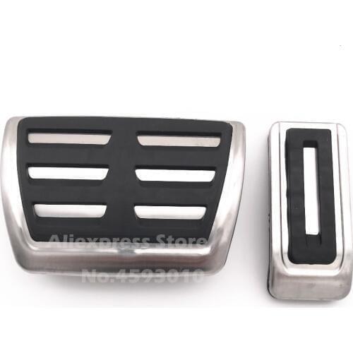 Metal Gas Fuel Clutch Brake Pedal Pads Mats Cover for Volkswagen Multivan T5 T6 Caravelle T6 Accessories Car Styling