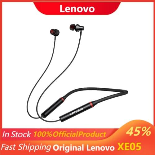 New Original Lenovo XE05 TWS Wireless Headphones BT5.0 In-ear Earphones IPX5 Waterproof Sport Headset with Noise Cancelling Mic