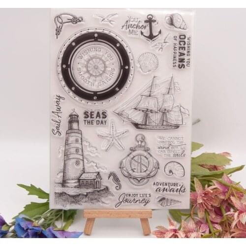 Words Transparent Clear Stamps for DIY Scrapbooking/Card Making Fun Decoration Supplies Alphabet/Seagull