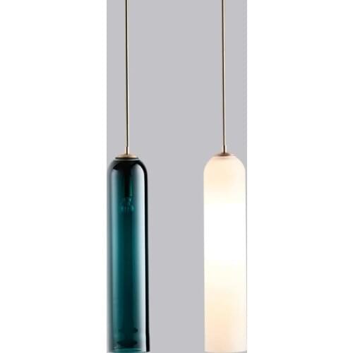 Modern Pendent Lamp Led Glass Nordic Hanging Lighting Fixtures Suspension Creative Living Bedside Bedroom indoor Chandeliers