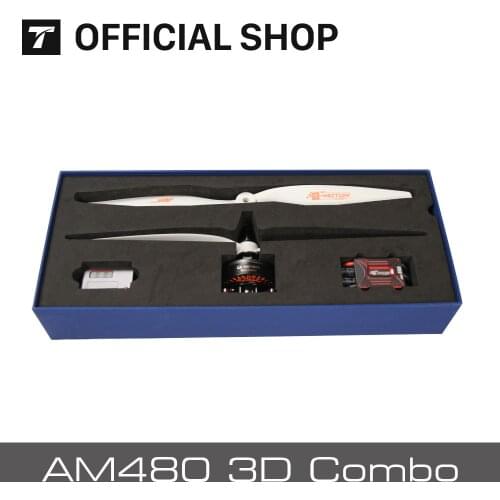 T-motor AM480 3D Combo ( AM40 Brushless Motor + AM66A ESC + 13*6.5 Prop+ AM Link) For Fixed-wing 3D 45-52” Planes Drone