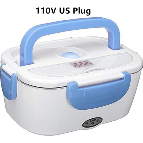 EU US Thermic Dynamics Lunchbox Electric Lunch Box and Spoon Convenient Easy to Heat Circulation Heating Lunch box