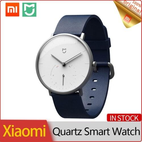 Xiaomi Watch MI Mijia Quartz Smart Watch Pedometer Bluetooth Waterproof Double Dial with Alarm Watch Wireless Connect To MiHome