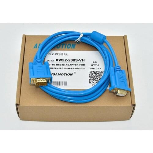 Amsamotion USB-XW2Z-200S-VH Suitable Omron CQM1H CPM2C Series PLC Programming Cable USB Cable