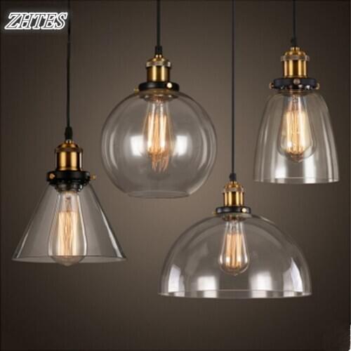 ZHTES Pendant Lights In The Loft Style