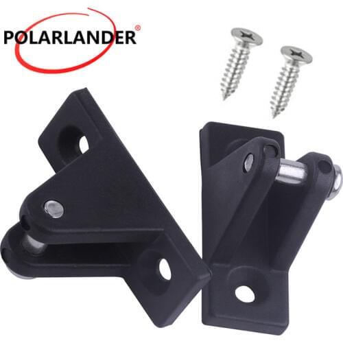 90 Degree Boat Marine Pin Deck Hinge 2pcs Black Nylon hardware fittings