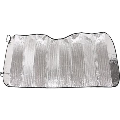 130 X 60cm Car Sunshade Front Windshield Snow Frost Sunscreen Insulation Front And Rear Sun Anti-Snow Block Dual Purpose