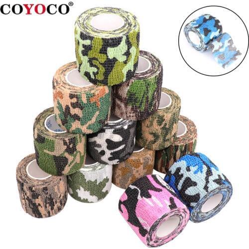 2.2 Times Elastic Camouflage Elastoplast Disguise Elastic Bandage Self Adhesive Wrap Hunting Hunt 4.5m Sports Protector Support