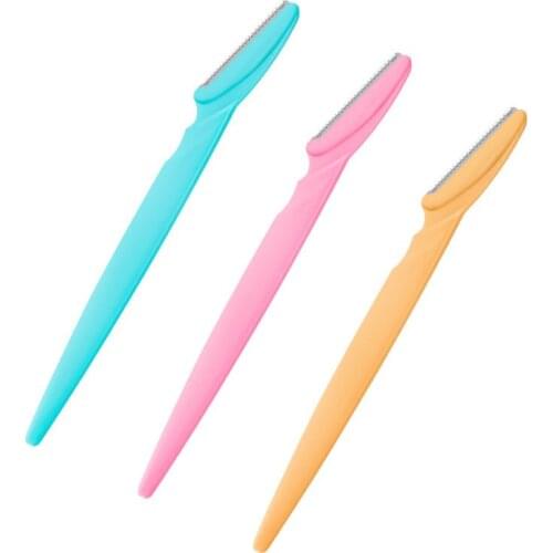 3/10pcs Eyebrow Trimmer Eyebrow Razor Shaver Blade Eye Brow Shaper Face Razor Facial Hair Remover for Women Beauty Makeup Tools