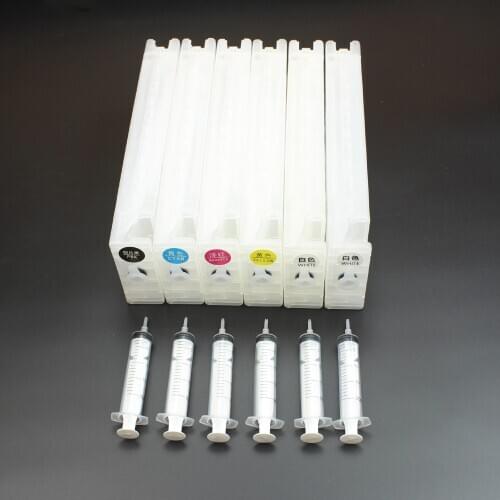 6Colors/Set T7251-T725A Refillable Ink Cartridge With Chip For Epson SureColor F2000 F2100 Printer 700ML/PC